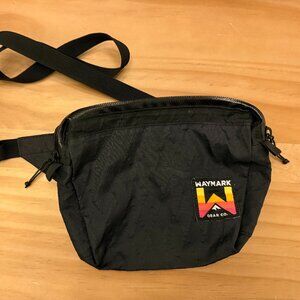 Waymark Black Waist Pack